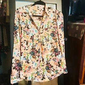 Express Portofino Floral Shirt - Original Fit